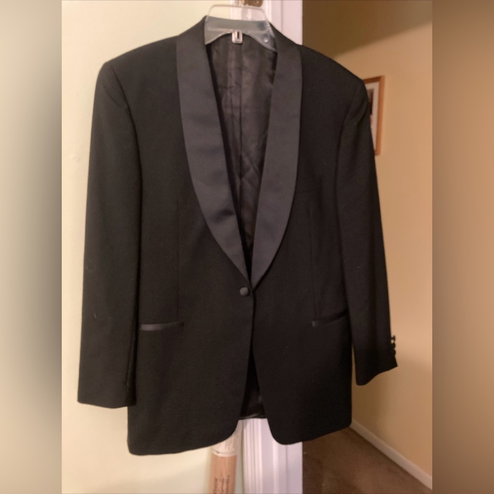 J Hane Barnes Black Blazer 36R